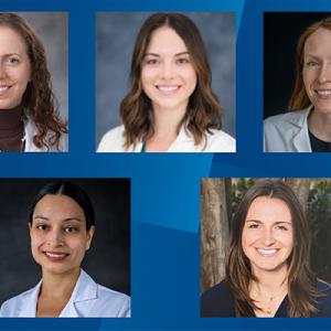 Abigail Melnick, MD, Kasey Morgan, CRNA, Nina Didner, MD, Kathryn Scoggins, SRNA and Sarah Slightom, MD