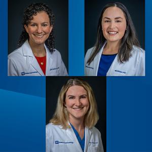 Fist Bump for Sophia Sourlis, MD, Niki Winters, MD and Gina Russell, MD